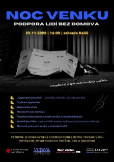 Noc venku - podpora lidí bez domova