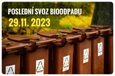 Poslední svoz bioodpadu - 29.11. 2023