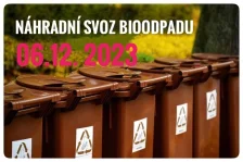 Náhradní svoz bioodpadu – 06.12. 2023