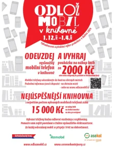 Odlož mobil v knihovně - kampaň zaměřená  na podporu třídění vysloužilých elektrozařízení