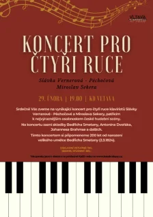 S.Vernerová Pěchočová a M. Sekera – Koncert pro čtyři ruce