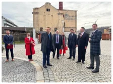 Ministr kultury Martin Baxa navštívil Kralupy nad Vltavou