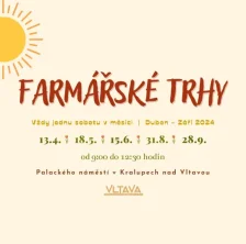 Farmářské trhy v Kralupech (termíny od dubna do září 2024)