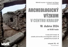 Výzkum v centru Kralup - archeologická přednáška (18.04. 2024)