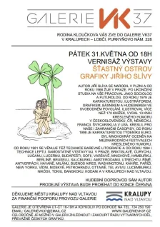 Vernisáž výstavy Šťastný ostrov Jiřího Slívy 