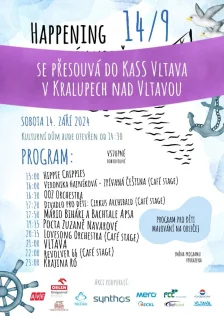 Happening se přesouvá do KaSS Vltava | 14.09. 2024