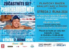 Soutěž pro plavce i příležitostní návštěvníky plaveckého bazénu (02.10. 2024)