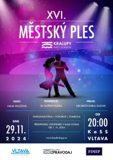 Pozvánka na XVI. Městský ples - 29.11. 2024