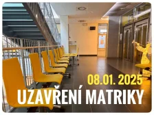 Uzavření pracoviště matriky dne 08.01. 2025