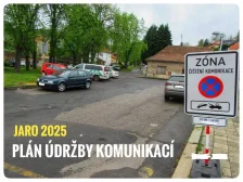 Plán údržby komunikací města - jaro 2025