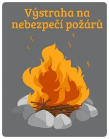 Výstraha ČHMÚ na nebezpečí požárů