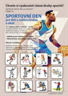 Sportovní den pro děti a rodiče z Kralup a okolí