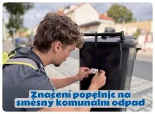 Značení popelnic na směsný komunální odpad