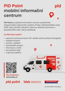 Mobilní informační centrum PID v Kralupech nad Vltavou (04.09. 2025)