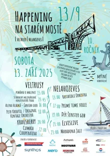 Setkání dvou břehů slaví 10 let. Happening na starém mostě spojuje Veltrusy a Nelahozeves