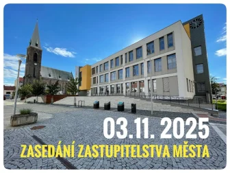Informace o konání zasedání zastupitelstva města a navrženém programu (03.11. 2025)