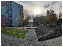 Rekonstrukce veřejných ploch na sídlišti Hůrka dokončena