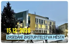 Informace o konání zasedání zastupitelstva města a navrženém programu (15.12. 2025)