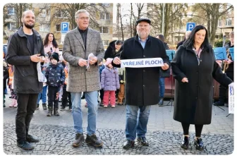Slavnostní otevření veřejných ploch na sídlišti Hůrka - 1. etapa