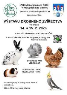 Výstava drobného zvířectva (14.02. - 15.02. 2026)