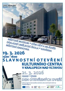 Slavnostní otevření kulturního centra (19.03.) a Den otevřených dveří (21.03. 2026)