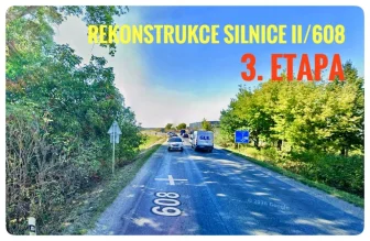 Rekonstrukce komunikace II/608 – 3. etapa (Postřižín - směr Veltrusy)