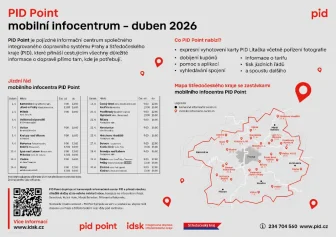 Pojízdné informační centrum znovu v Kralupech nad Vltavou (08.04. 2026)
