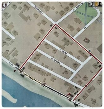 Úplná uzavírka ulice Nábřeží J. Rysa (27.04. – 05.05. 2026)