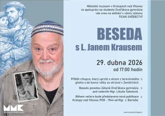 Beseda s pamětníkem holokaustu Lubošem Janem Krausem 29.04. 2026