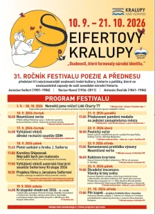 Seifertovy Kralupy 2026 - program festivalu