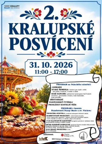 2. Kralupské posvícení (31.10. 2026)