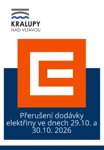 Oznámení o přerušení dodávky elektřiny ve dnech 29.10. a 30.10. 2026