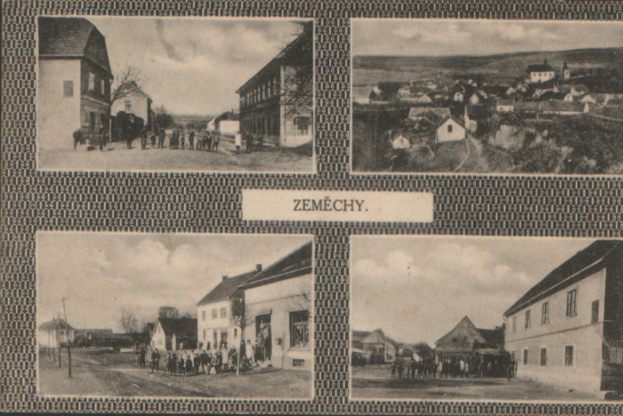 pohlednice Zeměchy