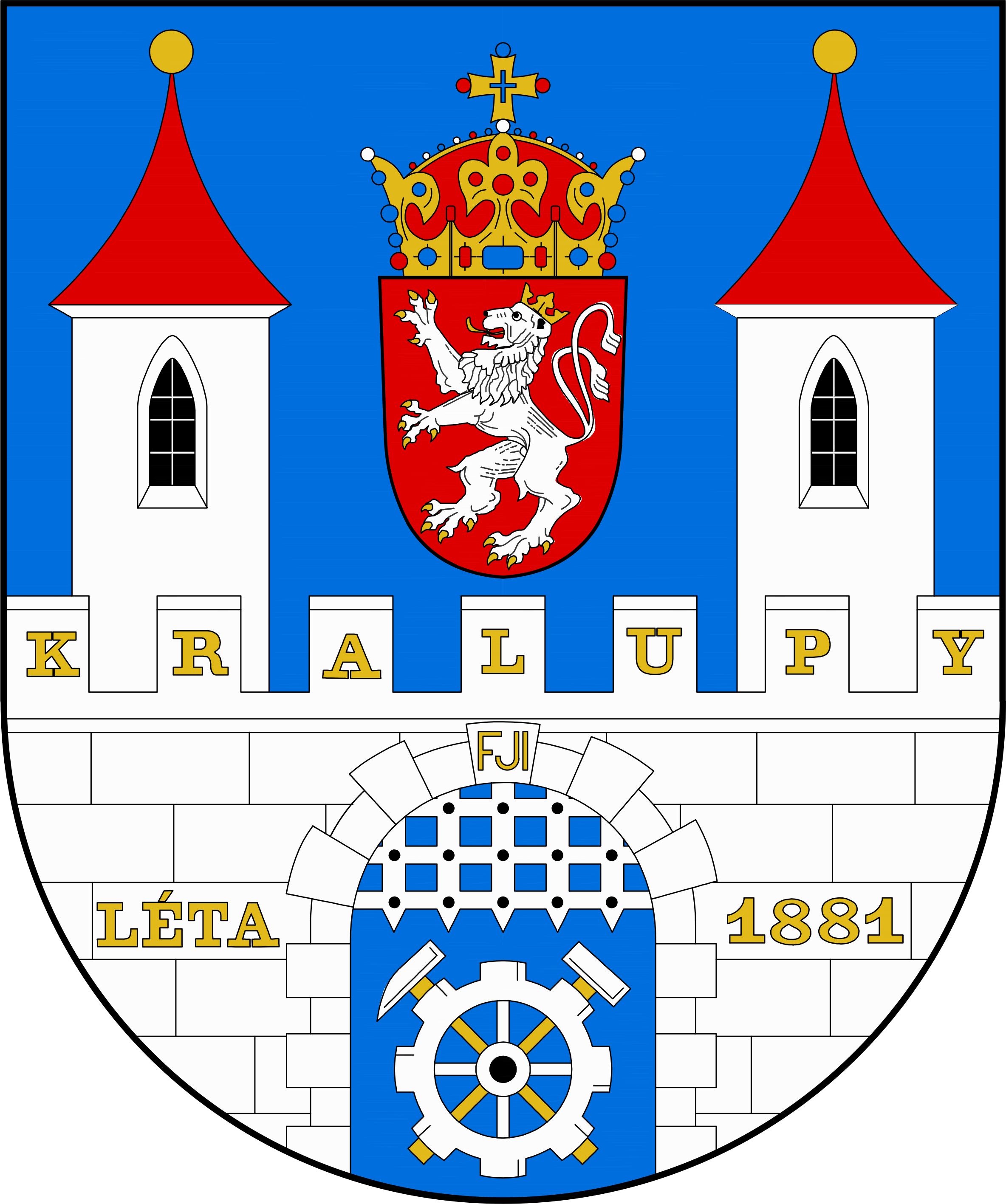 Znak města Kralupy nad Vltavou